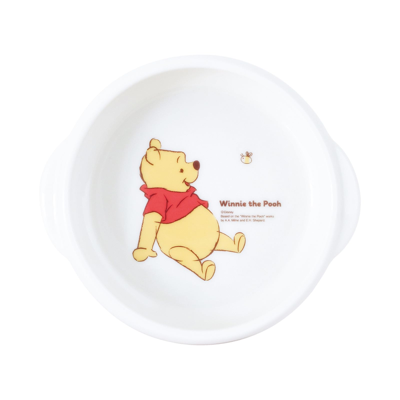 

Disney the Curry UD Microwave and Dishwasher Character Made in 116126 Winnie Pooh Plate, Plate, Bowl, Medium, 14.5cm, Safe, Easy-to-Scoop, белый