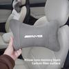 Suede Headrest Car Breathable Memory Foam Neck Pillow For Mercedes Benz AMG GLC W203 W206 W220 W205 W211 W212 W201 W210 W108 CLA PE3