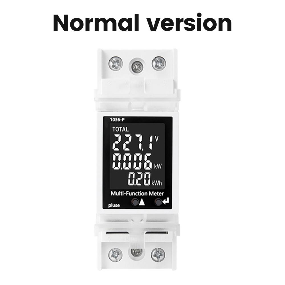 

APP WiFi Din Rail Power Monitor Wattmeter Voltmeter Ampermeter Digital Energy Meter Over Under Voltage Protector Relay Switch