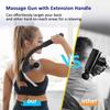 RM60 Massage Gun with Extension Handle Percussion, Percussion Massage Gun for Pain Relief, Deep Tissue Handheld Muscle Massager for Back,Relax