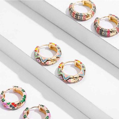 Earrings for Women Circle Earring Clip On Earrings Earrings Vintage Earrings Evry Jewels New Chinese Style Earrings Cute Earrings Earrings Drop