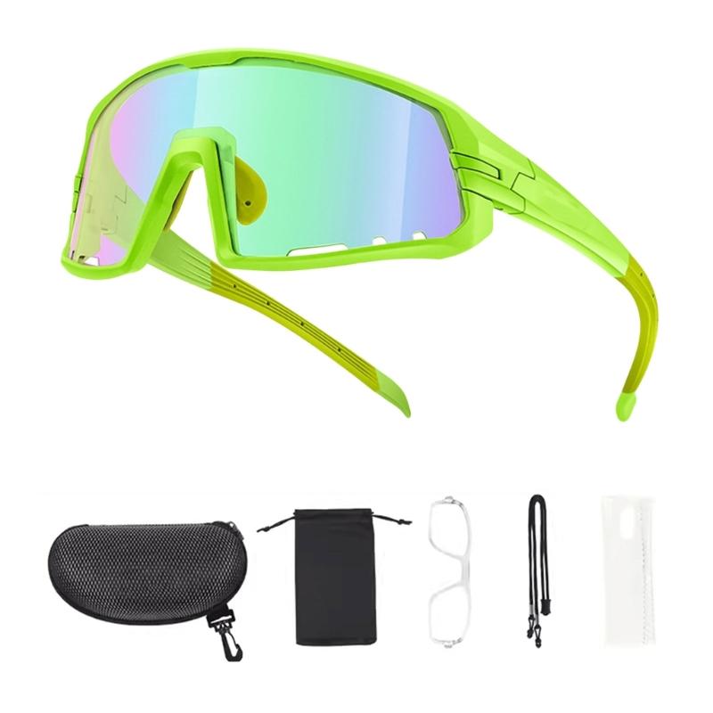 

Photochromic Cycling Glasses Outdoor Sport Bicycles Eyewear Light Weight Flexible Road Bike Goggles Sunglasses