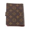LOUIS VUITTON Monogram Agenda PM Notebook cover Monogram canvas Brown R20005 Used
