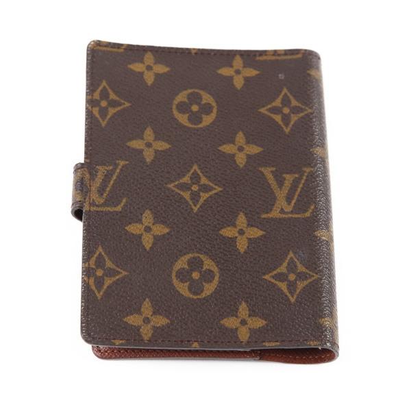 LOUIS VUITTON Monogram Agenda PM Notebook cover Monogram canvas Brown R20005 Used