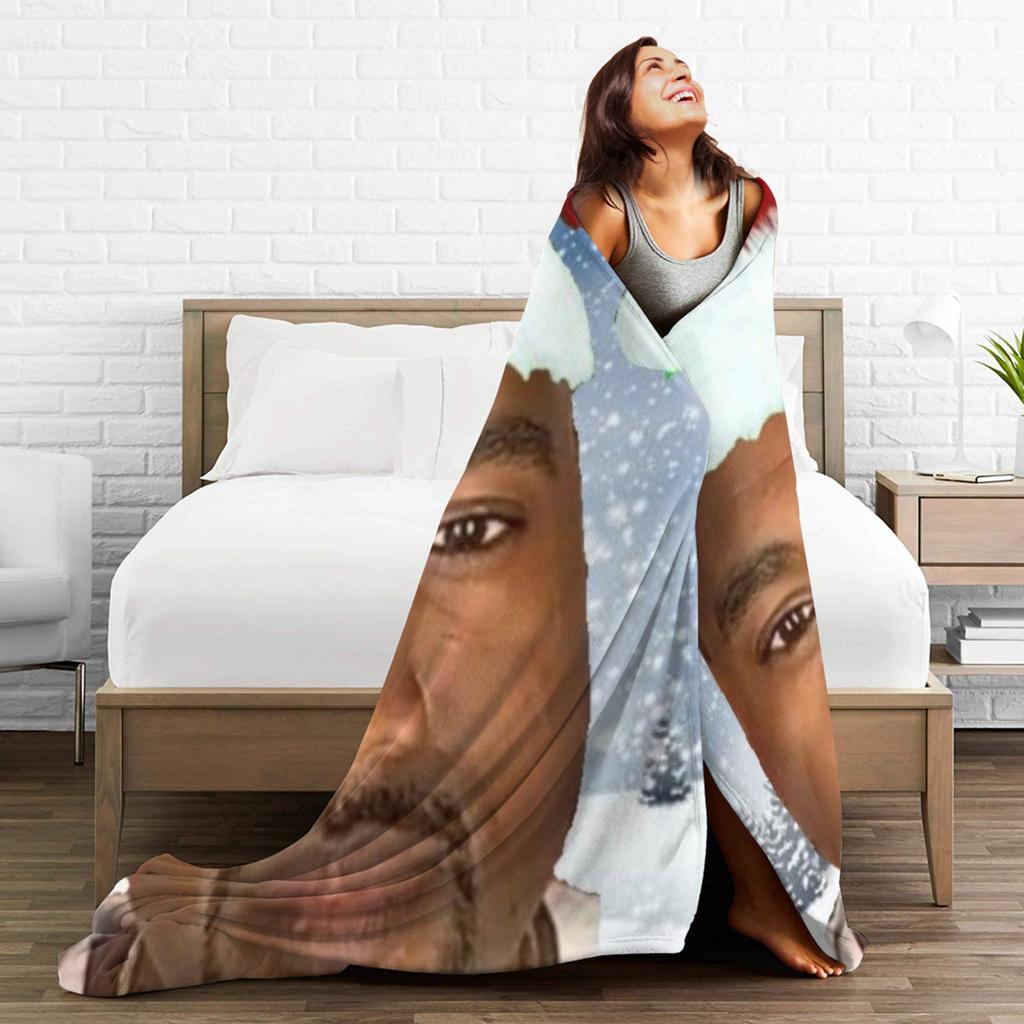 k-kanyes w-wests funny meme Blanket Multiple Sizes Super Soft and Warm Throw Blankets for Sofa Couch and Bed