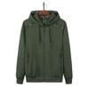 Autumn And Winter Men 'S Clothing Jacket Large Size Casual Fashion Solid Color Stitching Hooded Sweatershirt Coat Brand