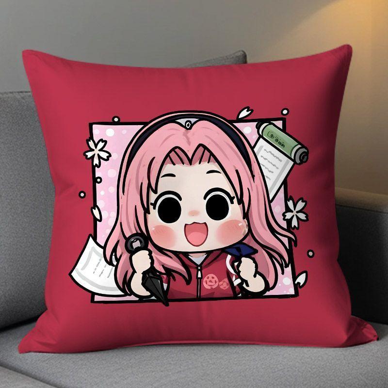 Niedliche Anime-Charakter Kissenbezüge: Naruto und Freunde Designs! Anime-Accessoires und Dekorationsgeschenke