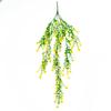 Artificial Hanging Flowers, Fake Eucalyptus Vine Faux Flower Greenery Garland Plastic Plants for Indoor Outdoor Wall Garden Wedding Home Party Decor
