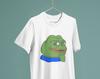 Pepe The Frog Internet Meme Ups Smile / Heavyweight Cotton Unisex T Shirt with Print Tee Top