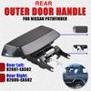 Hızlı Teslimat 82607-EA502 Siyah Krom Arka Kapı Dış Kapı Kolu Nissan Pathfinder R51 Serisi 1 LE SE Gümüş Edition İçin