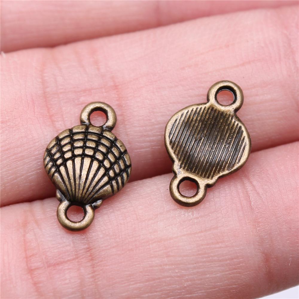 20pcs Connector Charms For Jewelry Making DIY Handmade Craft Necklace Bracelet Earring Making Vintage Antique Bronze Color