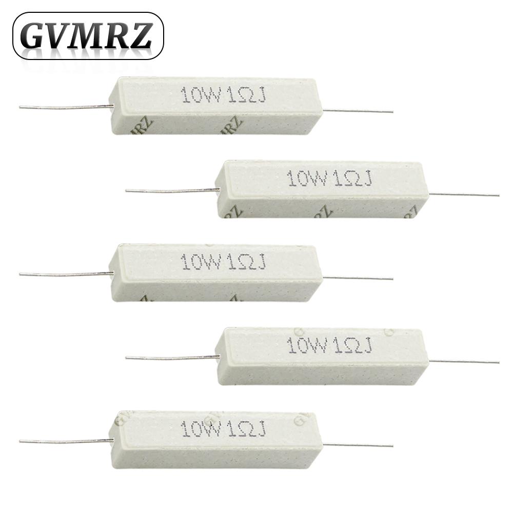 Cement Wirewound Resistor 5W 10W Non-Inductive BPR56 Series 0.01R–10K 0.1R 10K 1R 2R 5R 10R 15R 20R 100R 1K