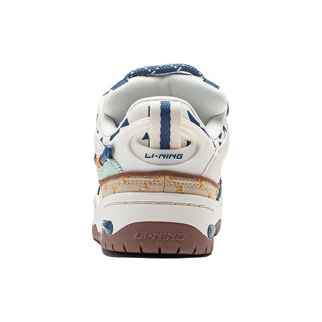 Li Ning CF Tracing, Reputatie Comfortabele En Ademende Demping, Slijtvaste Lage Casual Schoenen Heren Ecru AGCT329-4