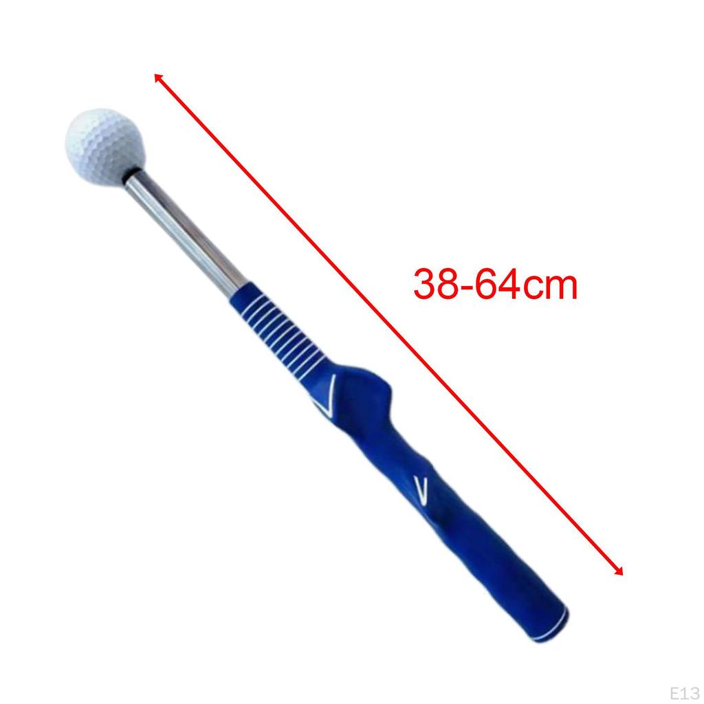 Golf Swing Aid Practice Telescopic Rod Training for Indoor, Outdoor, Flexibility