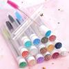 3pcs Eyelash Eyebrow Brush Mascara Wands Diamond Tube Crystal Handle Lash Applicator+