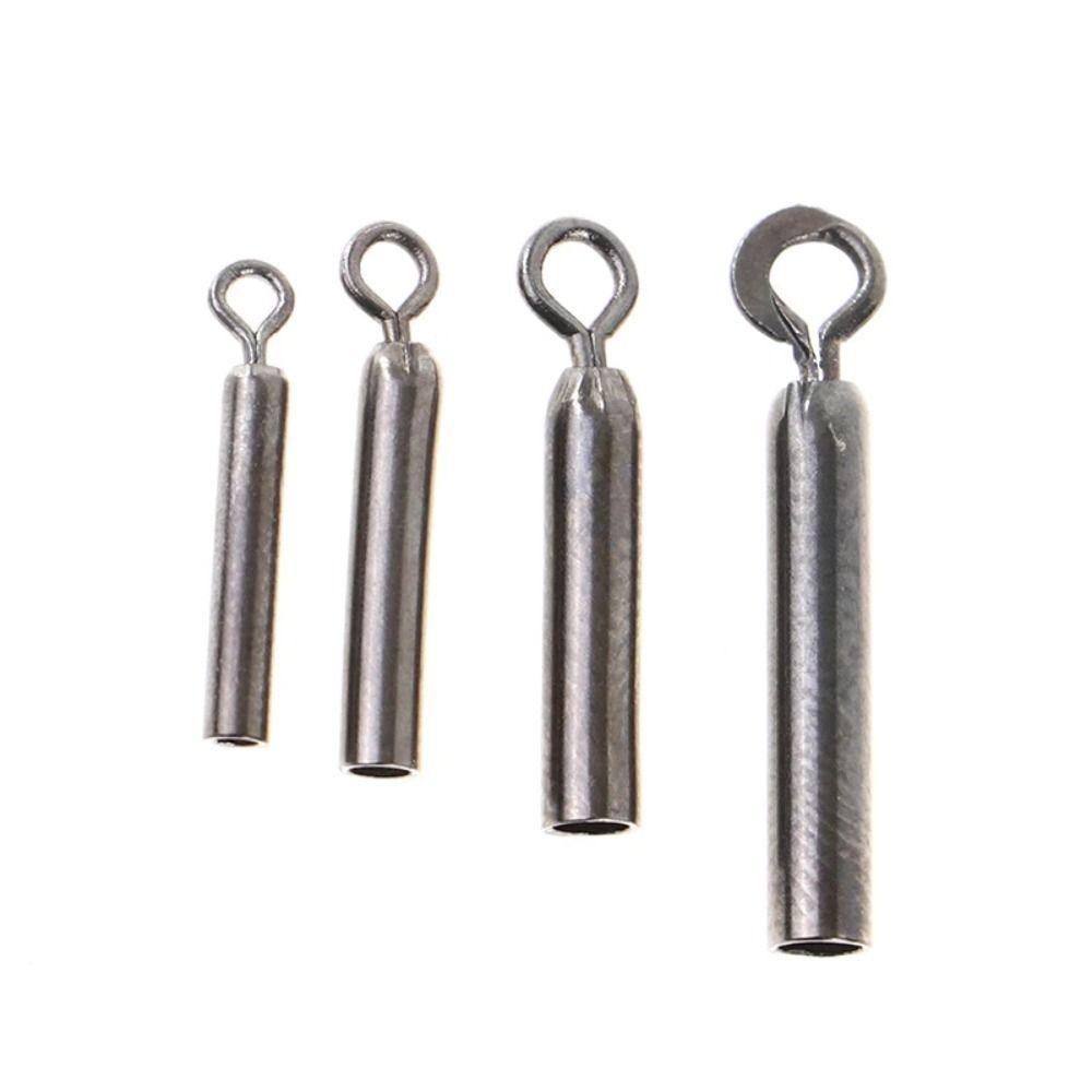 10 ks držáků na rybářské plováky z nerezové oceli, pevná trubice, rybářské příslušenství