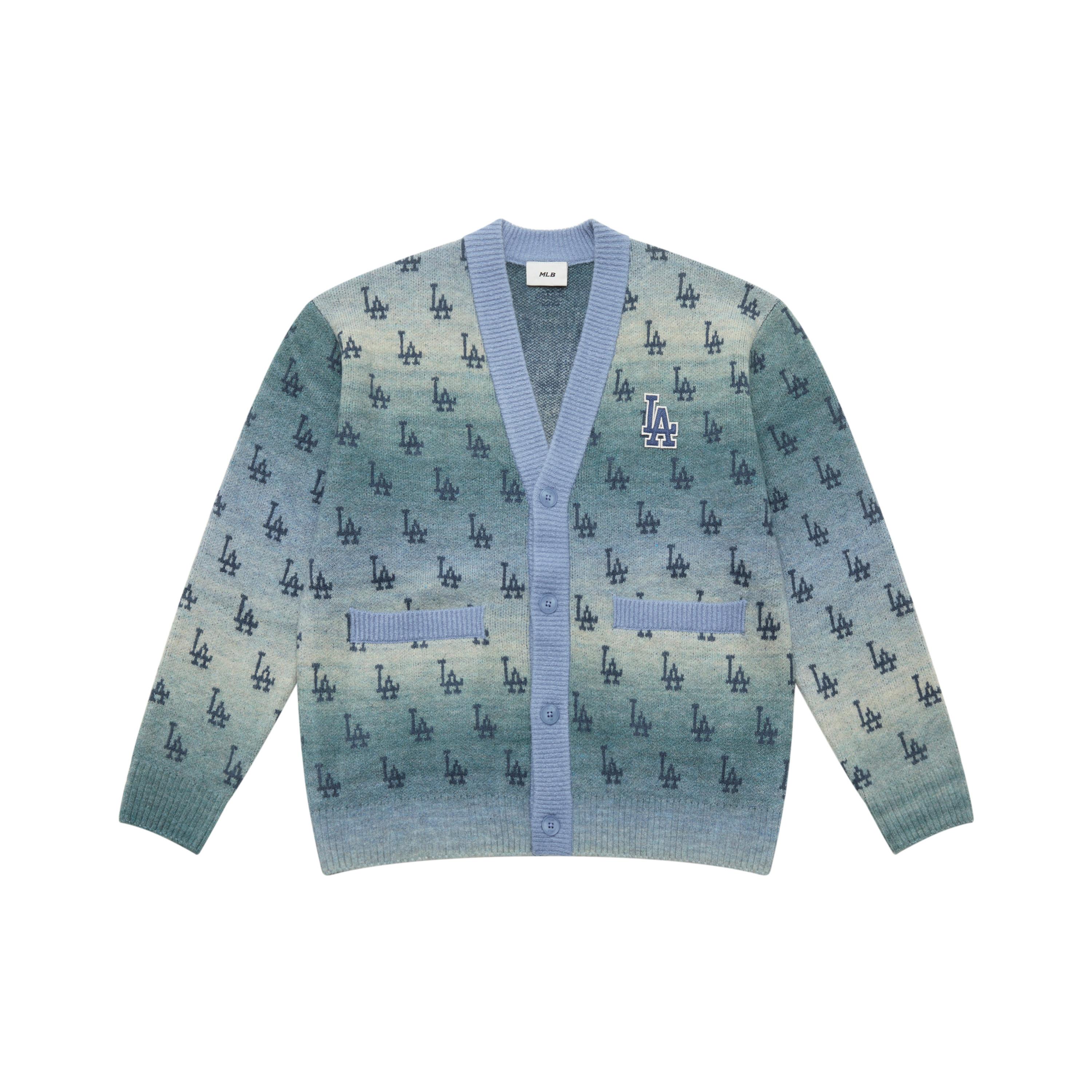 MLB MONOGRAM 25FW Knitwear Unisex Light Blue 3AKCM0354-07BLL S