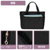 Teamoy Tote Bag, 10 Pockets, A4 Size, D-Ring, and Pen Slot, Large Capacity, Lightweight, Shoulder Bag, Perfect for Commuting, School, or As a