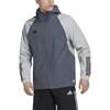 adidas Originals Tiro 23 Color Block Hooded Casual Sports Jacket Men Jackets Light-Gray HU1320