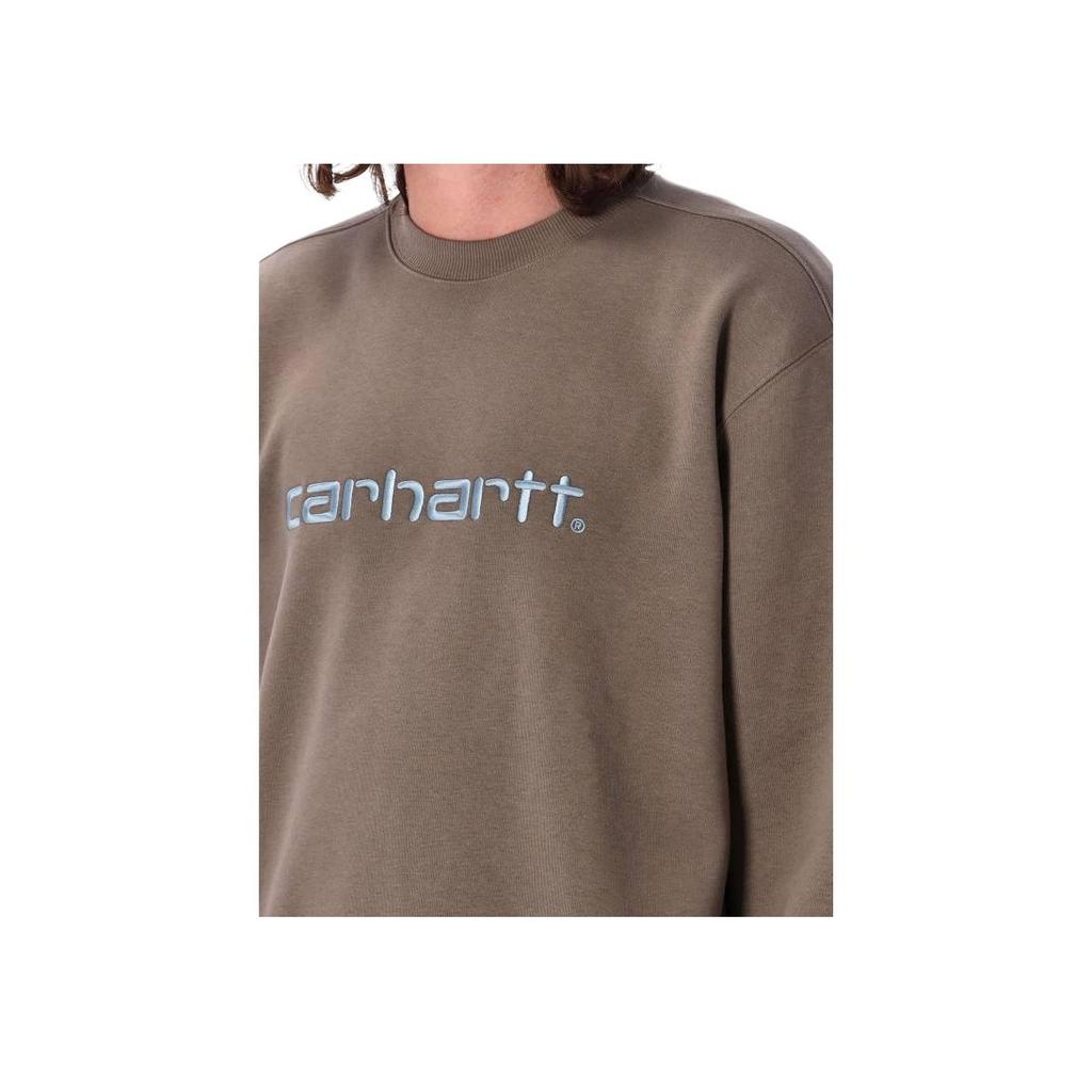Carhartt WIP Crewneck Embroidered Long Sleeve Sweatshirt Men Sweatshirt I030546-1R8-XX