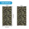 Tiger Stripe Print Bandana Winter Neck Warmer Men Windproof Wrap Face Scarf for Ski Flecktarn Camo Splittertarn Gaiter Headband