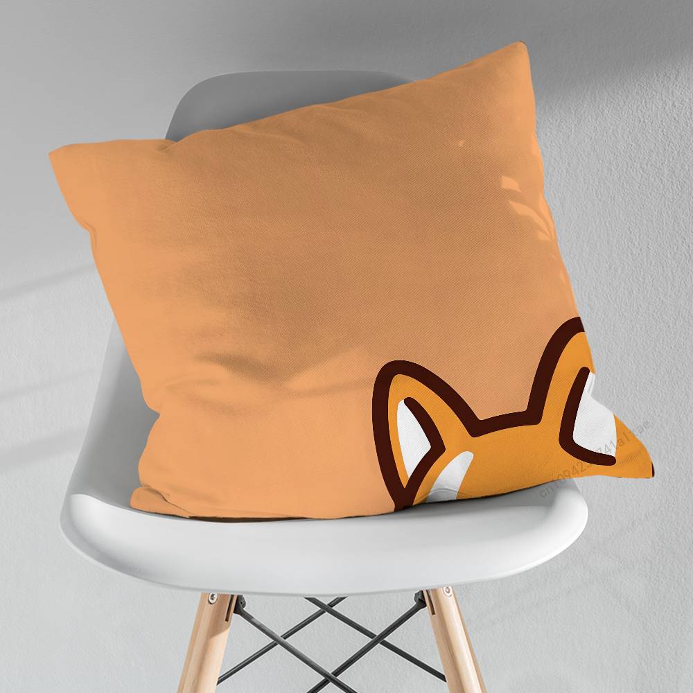 Cute Corgi Puppy pillow over living room sofa cushion cover home decoration bedroom room bed pillow cover