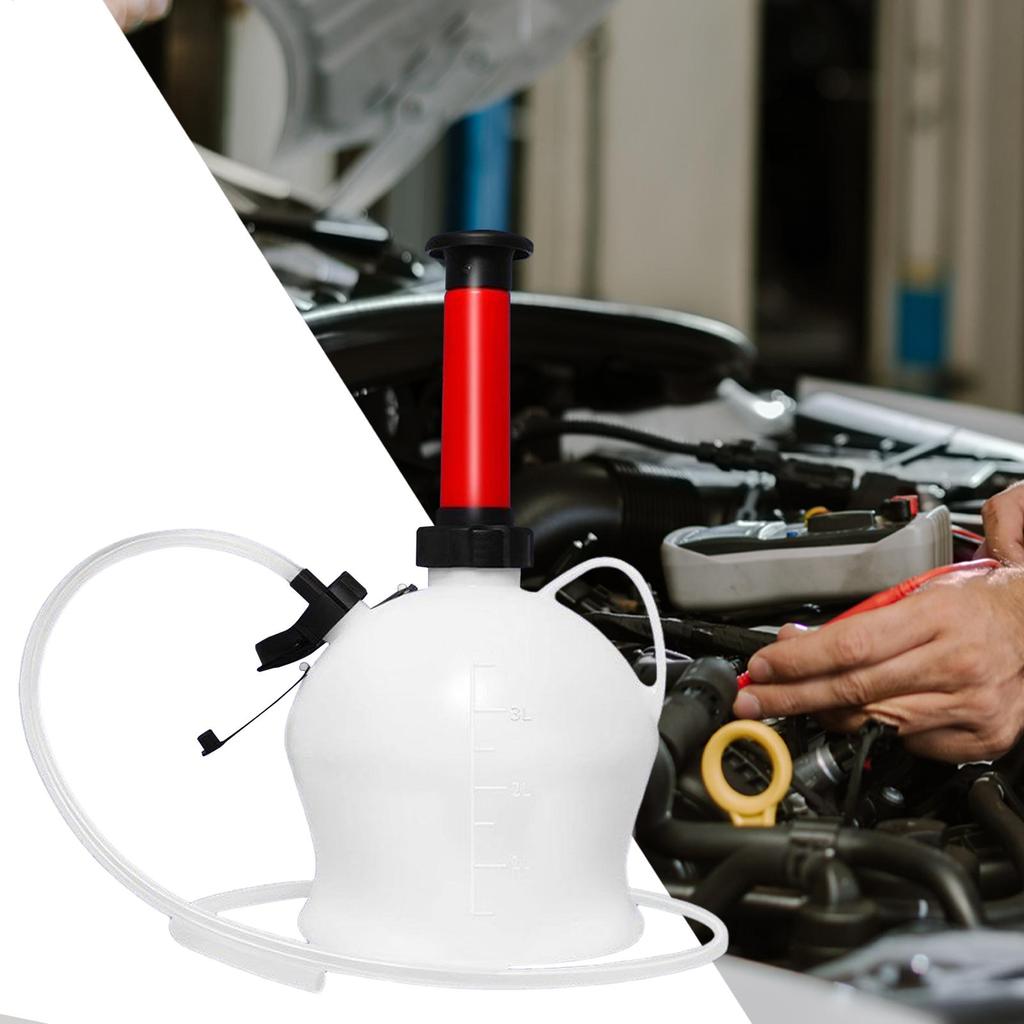 3.5L Car Brake Bleeder Manual Automatic Vacuum Oil Pot Strong Vacuum Pump Fluid Gadget Manual Clutch Oil Brake Fluid Tool