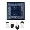 Ethnic Styles Square Bandanas Street Dance Scarf for Men and Women Multi Purpose Headscarves and Handkerchiefs