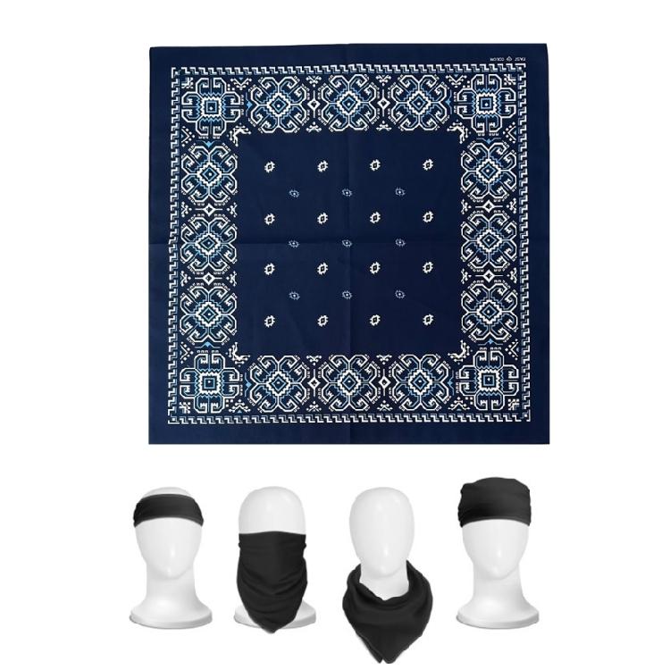 Ethnic Styles Square Bandanas Street Dance Scarf for Men and Women Multi Purpose Headscarves and Handkerchiefs