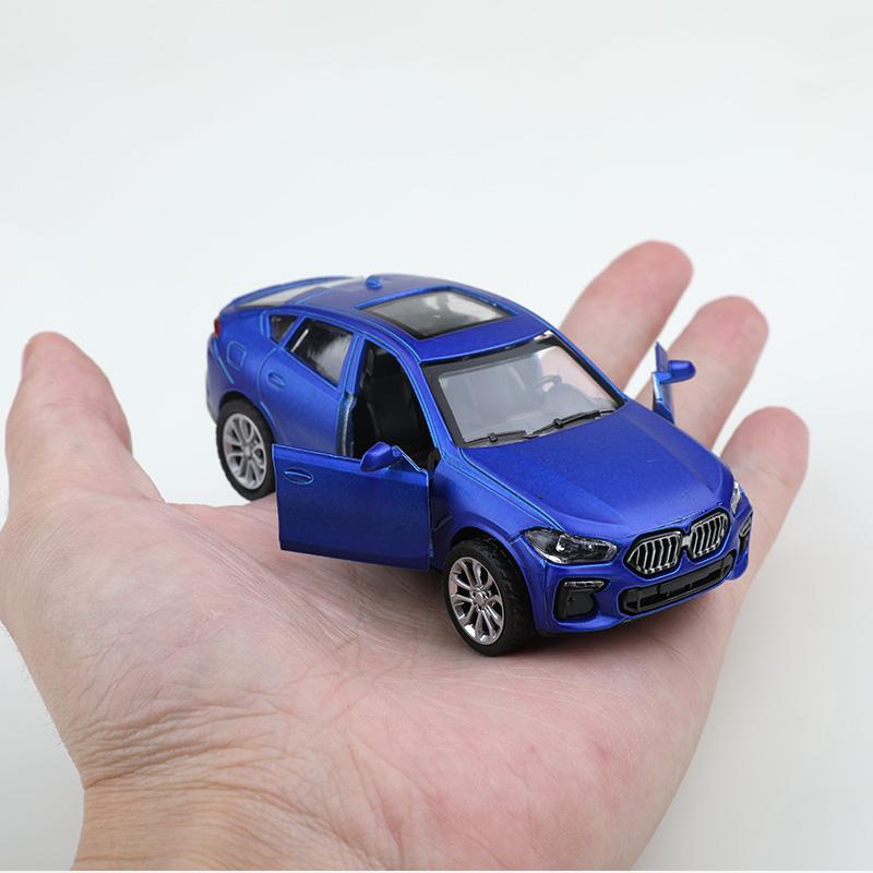 (Bagged) 1/43 scale replica X7 SUV children's toy car, die-cast metal, boy's toy, pocket pullback toy car