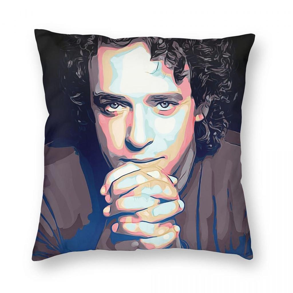 Gustavo Cerati Music Square Pillowcase Pillow Cover Polyester Cushion Decor Comfort Throw Pillow for Home Living Room