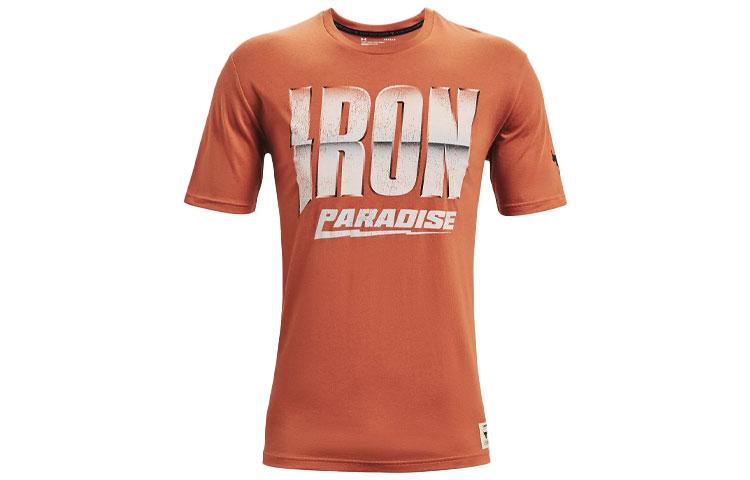 Under Armour T Shirt Men s Orange 1363557-843 S