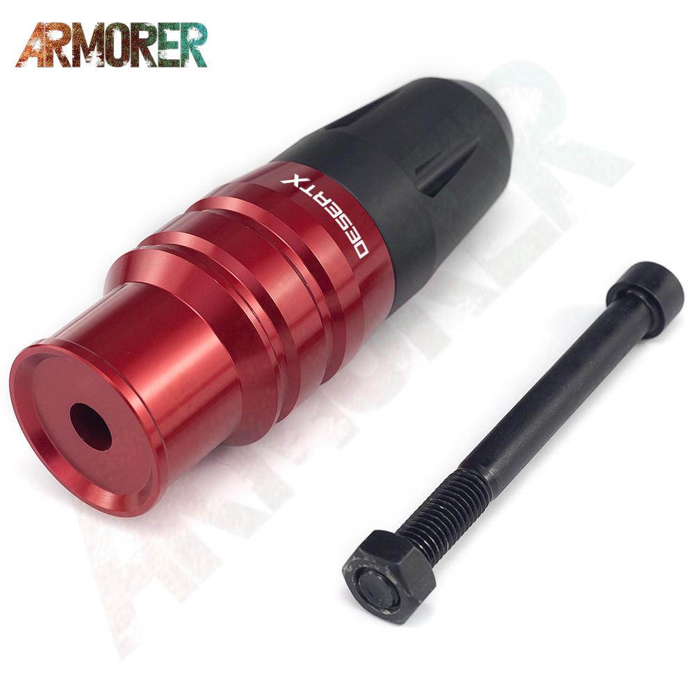 Motorcycle Accessories CNC Exhaust Frame Sliders Crash Pads Falling Protector For Ducati Desert X DesertX 2022