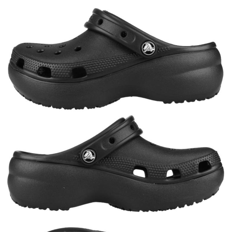 Crocs Classic Platform Clogs Woman 206750 001 Black