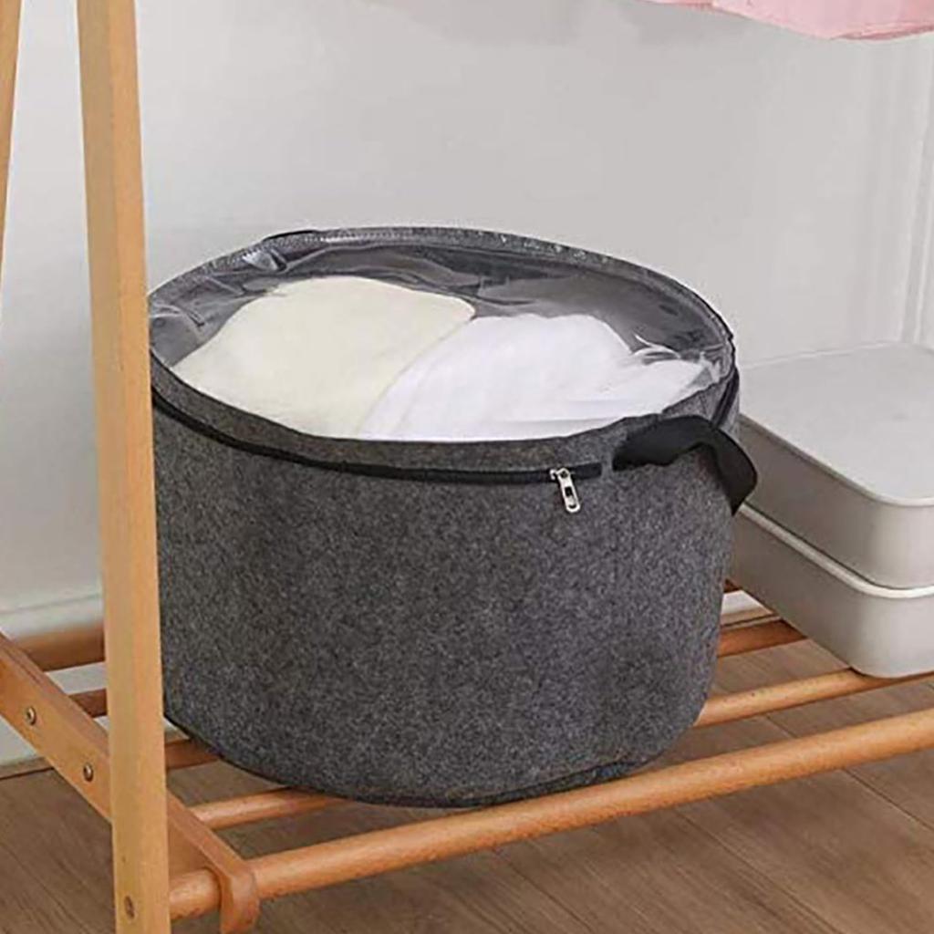 Hat Storage Box Stackable Round Brim Hats Organizer Bag Container Cowboy Hat Organizer FoldableTravel Closet Cap Boxes
