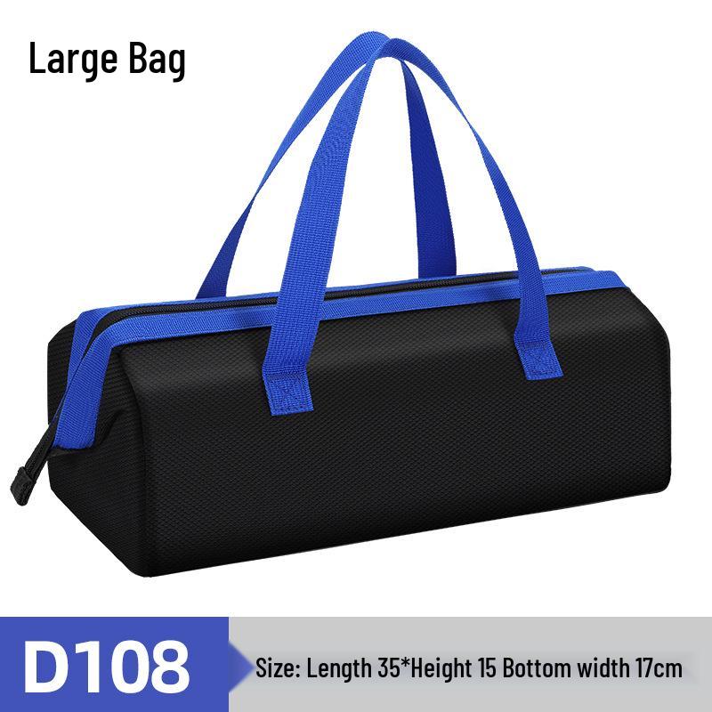 Green Forest Multifunctional Oxford Cloth Tool Bag: Durable, Wear-Resistant Storage Pouch for Electricians