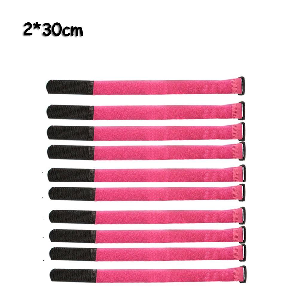 10 PCs 20*500mm Nylon Hook&Loop Strap Cable Multil Purpose Self-adhesive Bike Tie Bicycle Strap Reusable Fastening Cable Ties