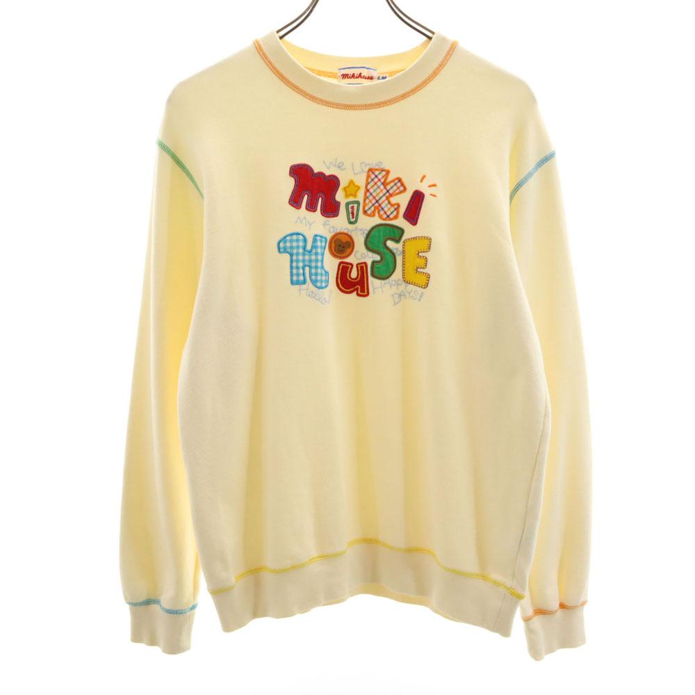 mikihouse made in Japan Long sleeve sweat trainer LM Yellow Men's Used