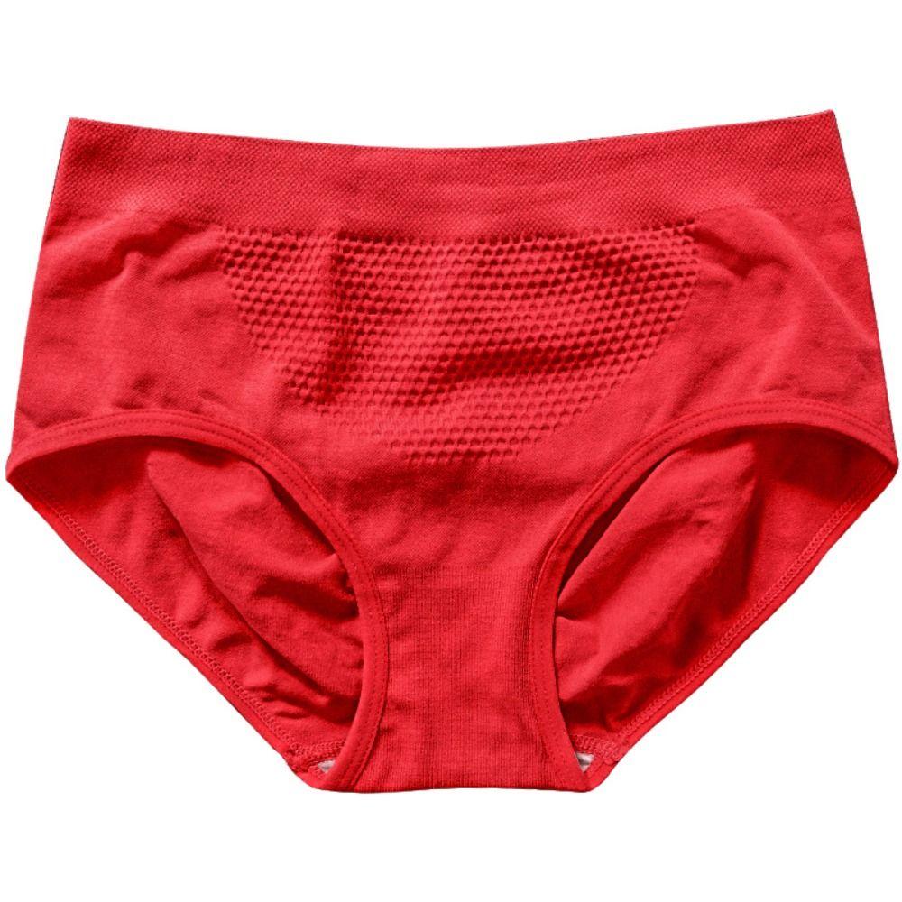 5PCS Cotton Crotch Seamless Briefs Panties Women Underwear Comfortable Simple Underpants  Gift