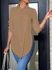 2024 Trendy Irregular Long Sleeve Women's Shirt - Four Seasons Fashion