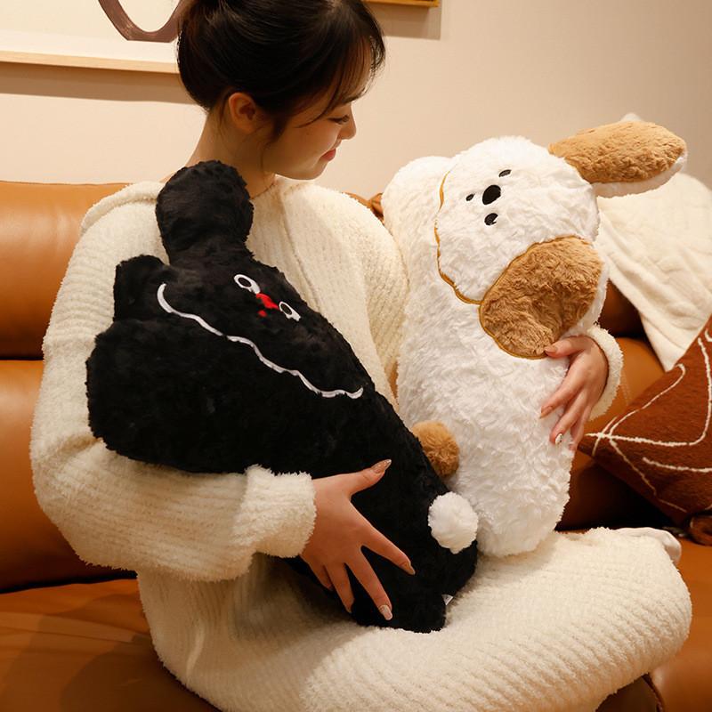 Plush Dog Cute Toy Cartoon Stuffed Doll Sleep Room Sofa Decoration Kids Gift