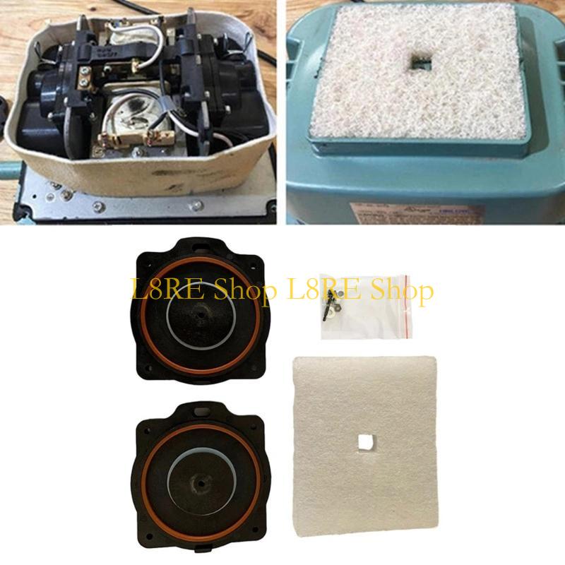 Pompe ad Aria L8RE Set di Manutenzione Diaframma Componente di Ricambio Texture Plastica per HP100 HP120 Componente Lungo