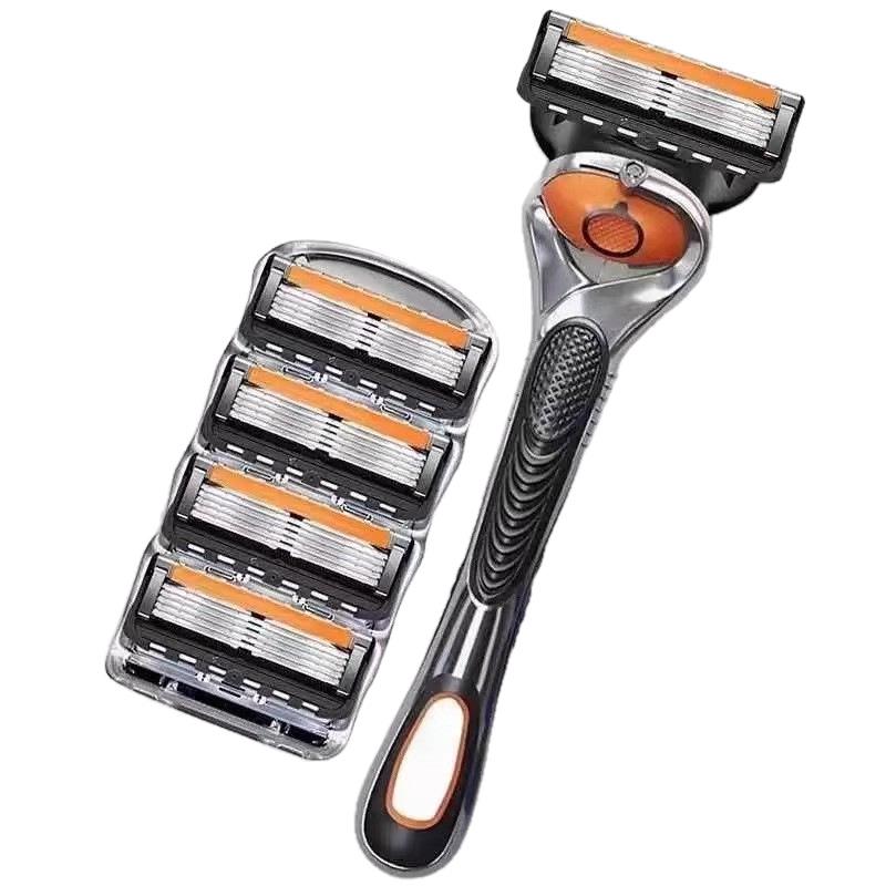 Five-Layer Retro Razor with Ultra-Thin, Anti-Scratch Stainless Steel Blades for Sharp, Durable Hair Removal