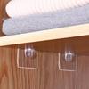 16Pcs Hook Shelf Organizer Heavy Duty Adhesive Mount Space Saving Bathroom Kitchen Storage Bracket Strong Hold No Punch