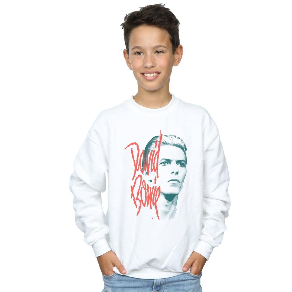 David Bowie Boys Mono Stare Sweatshirt