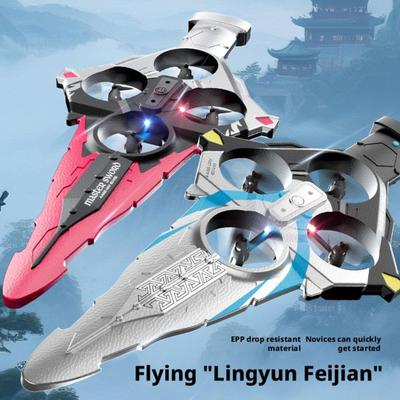 Flying Sword RC Airplane, Foam RC Planes Remote Control Airplanes For Kids, Remote Control Helicopter Fighter Drones For Kids Adults,