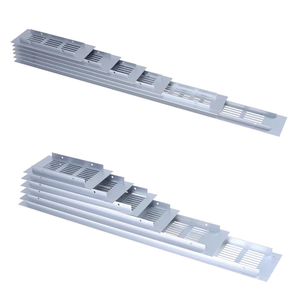 1 Pc Aluminum Alloy Vents Perforated Sheet Air Vent Plate Ventilation Grille Vent Suitable  Cabinets, Wardrobes, Cupboards