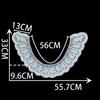 Black And White I Polyester Thorn Hollow Embroidered Collar-Shaped Sewing Lace Diy Decorative Cheongsam Dress Clothing Accessories Accessories