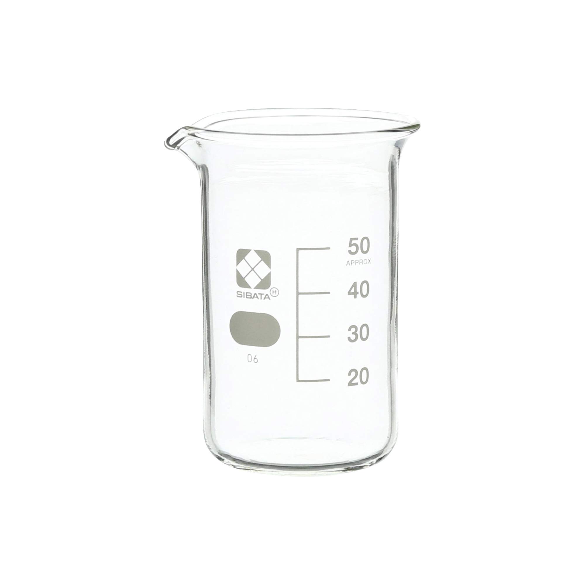Shibata Science Tall Beaker, 1.7 fl oz (50 ml) 010040-50A, 1 Pack