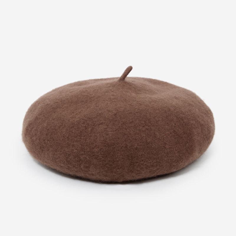 Wool Caps Felt Beret Women British Style Girls Beret Hat Lady Solid Color Winter Hats